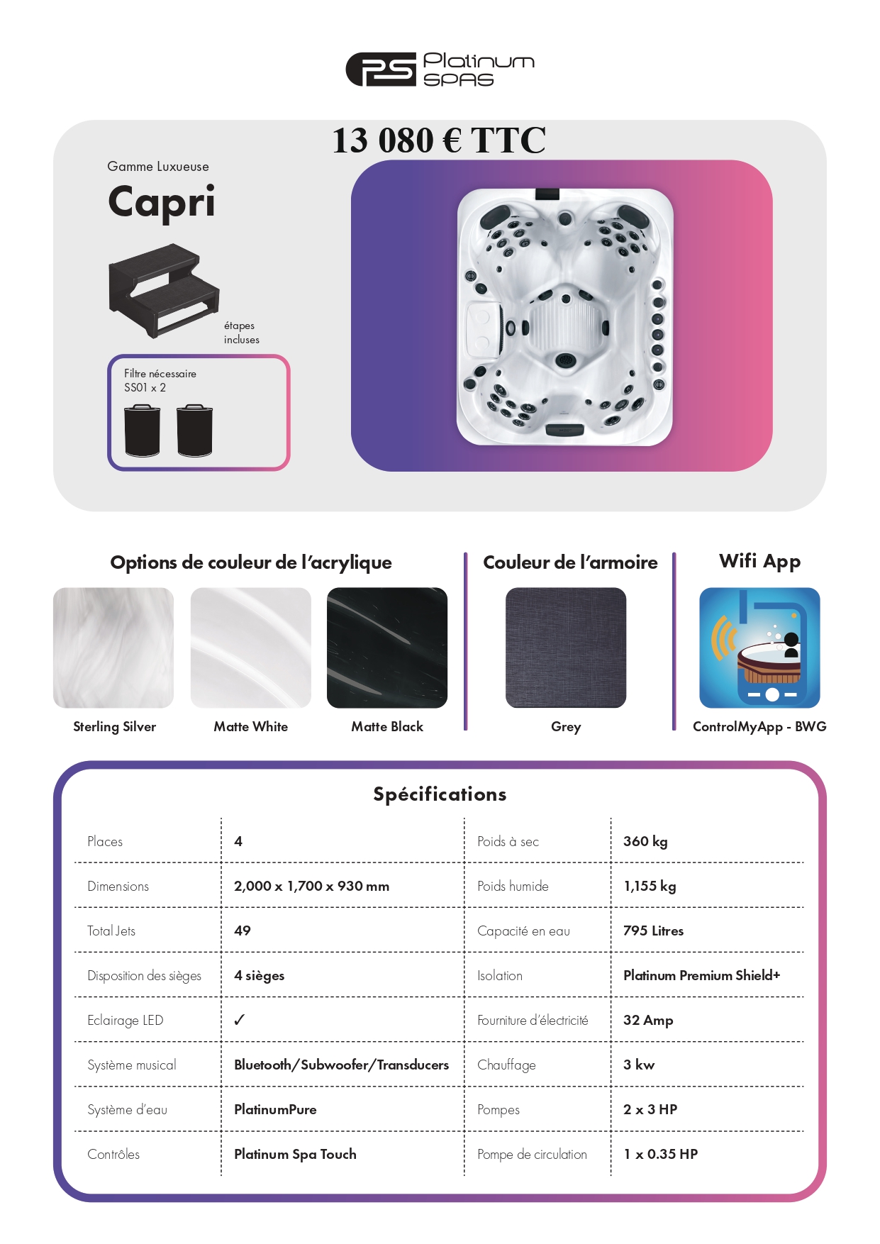 Fiche Technique - Capri-Platinum-Spas-AQUALDEA-2025