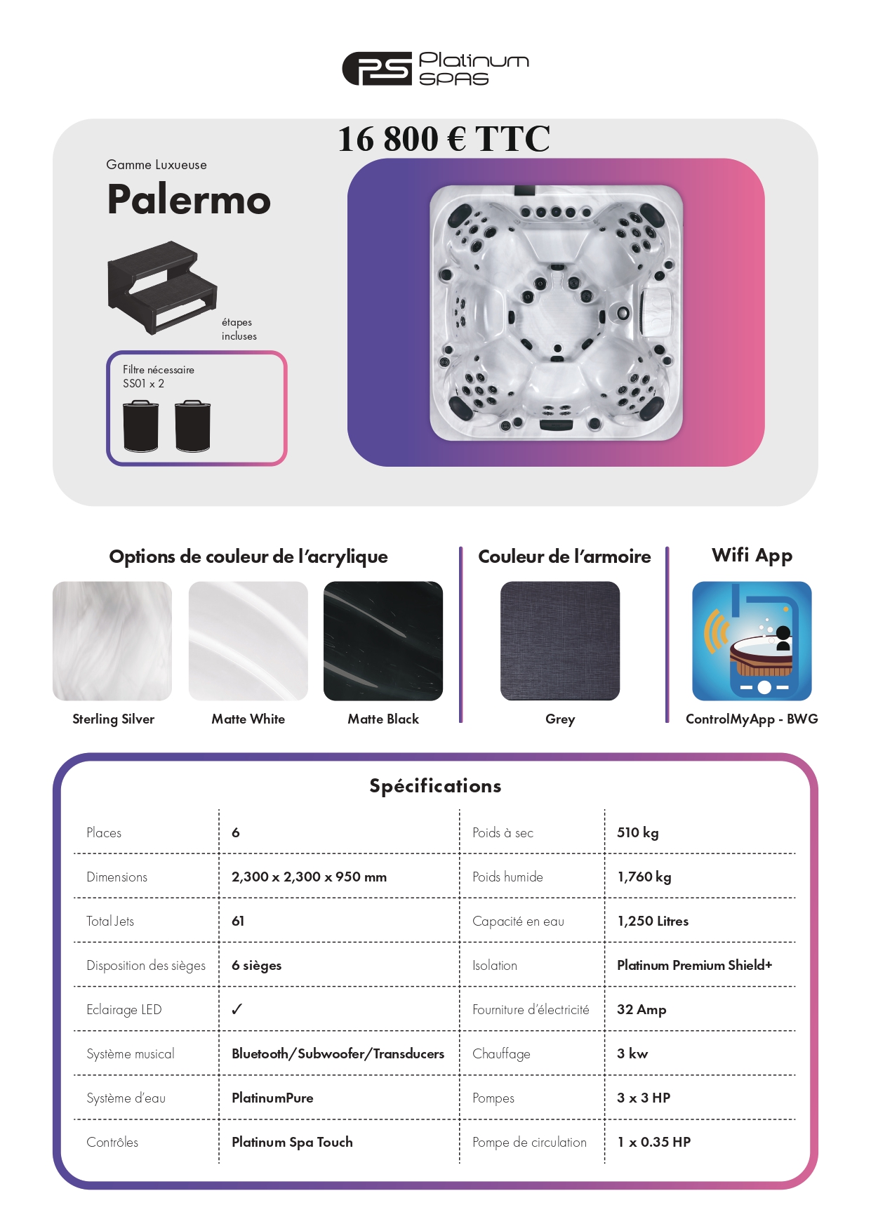 Fiche Technique - Palermo-Platinum-Spas-AQUALDEA-2025